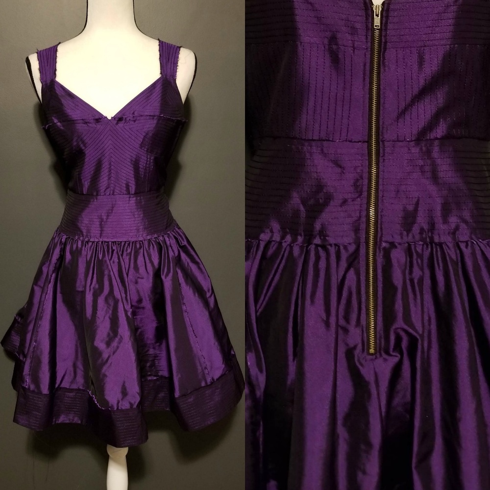 TRACY REESE Purple party dress 10!